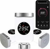 3 Wifi termostatų rinkinys Salcar Trv801w Alexa/google Tuya be vartų