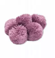 Dekoratyviniai purpuriniai virveliniai pomponai 60mm/5vnt 9752