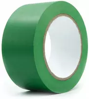 Įspėjamoji žymėjimo juosta bhp linijoms, žalia, 75 mm, 33 m