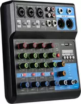 5 Kanalų Dj Mikseris su Fx Efektais: Reverb, Delay