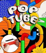Užpildas žaidimų automatui Pop Tube 45mm kamuoliukas 100vnt