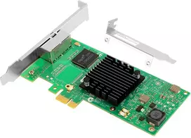 Euqvos pcie ethernet tinklo plokštė, skirta intel i350-t2 i350am2 chipset pcie 2.1 x1 1gb dual port rj45 lan kortelei, palaiko windows serveris/windows/linux/vmware/esx