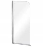 Vonios sienelė Besco Prime Chrom sulankstoma 1-varstoma stiklinė 70x140