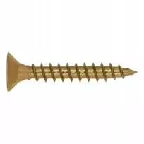 Grūdinti medienos sraigtai 4x25mm, 1kg, geltonas cinkas
