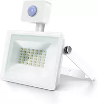 Aigostar 30 W led prožektorius su judesio davikliu lauke, 3160lm 4000k natūralios baltos šviesos lauko prožektorius, ip65 atsparus vandeniui prožektorius, lauko šviestuvas sodui, kiemams, garažui, viešbučiui