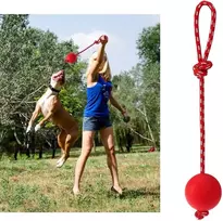 Lhkj 3 kamuoliukų rinkinys šunims, žaislinis kamuoliukas su virve, žaislas mažiems šunims, šuniukams