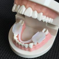 2Pcs Dental Mouth Guard Soft Teeth Splint Protector Universal Anti-wear Silicone Tooth Pad for Grinding Clenching Teeth at Night 3