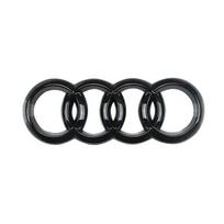 4 Rings ABS Car Front Hood Emblem Bonnet Logo Rear Trunk Badge For f2 A3 A4 A5 A6 A7 A1 A2 Q2 Q3 Q4 Q5 Q7 Q8 TT S3 S4 S5 S6 S7 Rear 202mm A7 Radian