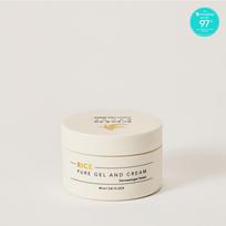THANK YOU FARMER Rice Pure Gel and Cream 80ml 2-in-1 Dual Cream Korean Rice Hydrating Firming Nourishing Moisturizer beige