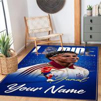 Lamin Yamal Personalized Text Floor Mat Perfect For Bedrooms Hallway Playrooms Foyer Antislip Carpet Anime Office Decor Best For Christmas 80cmx120cm