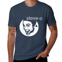 Steve-o yeah dude T-Shirt Casual Graphic Print Tee T-Shirt XL black