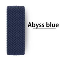 Braided Solo Strap For Apple Watch Band 45mm 49mm 44mm 42mm 41mm 40mm Nylon Correa Bracelet iWatch series 9 7 SE 6 8 5 Ultra 4 3 3 Pearl White blue