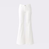 1 color/American Spice Girl Low Waist Autumn No Legs Versatile Skinny Elastic Flared Pants Jeans Women L