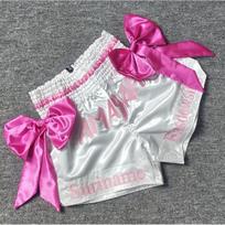 Boxing Shorts Men Women MMA Kickboxing Training Pants Martial Arts Fighting Wear S pink