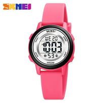 SKMEI Waterproof Alarm Kids Watches montre enfant Boys Girls Sport Kids Watch Colorful Led Children Digital Wristwatches 1721 black