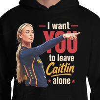 Sophie Cunningham Hoodie I Want You Finger Point Caitlin The Enforcer Sweatshirt XL multi