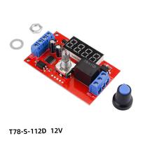 DC 5V 12V 24V 10A Adjustable 32 Modes Time Delay Relay Module LED Digital Timming Trigger Timer Control Switch 12V