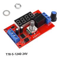 DC 5V 12V 24V 10A Adjustable 32 Modes Time Delay Relay Module LED Digital Timming Trigger Timer Control Switch 24V