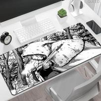 Big Mousepad Vinland Saga Mouse Pad Gaming Large Xxl Gamer Keyboard Mause Mat Desk Protector Accessories Computer Pc Desks Pads 60x30cm gray