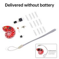 DIY LED Seashell Design SMD SMT Electronic Kit With Lanyard for Soldering Practice Learning DIY Gifts Electronic Kit