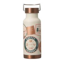 Starbucks Tumbler Roastery Travelers Handle Lid Stainless Steel Bottle 473ml Store Limited Travel beige