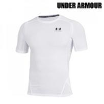 Under Armour Ua Heatgear Armour Compression Short Sleeve 1361518 100 white/L white