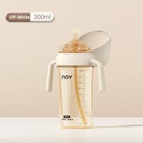 PPSU Automatic Milk Bottle Automatic Venting PPSU Milk Bottle  For Baby Feeding White 300ml beige