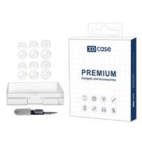 XDcase Silicone Ear Tips Kit For Jabra Elite 65t/75t/Active 65t Earphone Earplugs Cover Cleaning Brush Color Random S/M/L