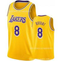 Vyriški NBA Los Angeles Lakers Kobe Bryant marškinėliai 24 arba 8 Retro krepšinio uniforma Medvilniniai sportiniai marškinėliai Small