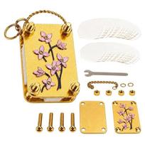 ABYN-Mini Flower Press Keychain With 20 Reusable Specimen Papers, Portable Micro Flower Press Kit Flower Preserving Tool auksas