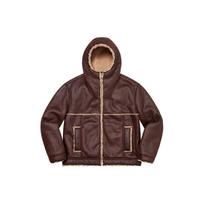 Supreme Faux Shearling Hooded Jacket SS23 SUP-SS23-084 L black