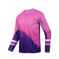 Mens Long Sleeve Quick-Dry Cycling Jersey Mountain Biking Trail Riding Breathable Sport T-Shirt XXL