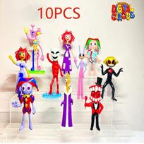 New  8Pcs-The Amazing Digital Circus Model Toy,Hobbies Cartoon Art Accessories,Reward Anime Gifts For Children, Cartoon