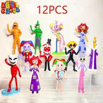 New  8Pcs-The Amazing Digital Circus Model Toy,Hobbies Cartoon Art Accessories,Reward Anime Gifts For Children, Cartoon