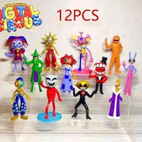 New  8Pcs-The Amazing Digital Circus Model Toy,Hobbies Cartoon Art Accessories,Reward Anime Gifts For Children, Cartoon