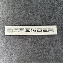 Automobilio 3D ABS DEFENDER raidžių lipdukai Decals DEFENDER automobiliui priekinis variklio dangtis galinė bagažinė kėbulo emblema ženkliukai lipdukai Rear Trunk Body