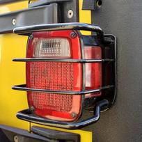 Automobilio išorės aksesuarai Galinio žibinto apsauga Galinio žibinto dangtelis Jeep Wrangler TJ YJ 1997-2006