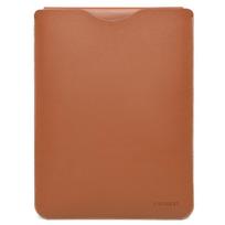 Laptop Sleeve Case Pouch for ( MacBook Mac Book iPad ) Air M1 M2 13 3 14 2 15 6 16 Pro 12 9 11 Inch Cover Bag Set Vegan Leather 280mm x 196mm x 17mm
