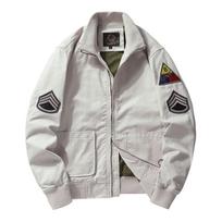 Rage tough guy jacket men's tank suit, WWII US retro military jacket, flying men's tooling officer 3XL white