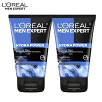 L'Oreal Men Expert Hydra Energetic Dual-Action Face Wash 100ml*2