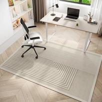 VIKAMA Modern Minimalist Study Room Carpet Non-Slip Bedroom Dressing Table Mat Office Gaming Chair Mat Home Decoration 120x90cm 47x36inch