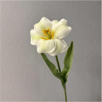 Big Open Tulips Tulip Artificial Flower DIY Flower PU Faux Flowers Hand Feel Moisturizing Floral Decor Decorative Flowers beige