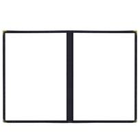 Foldable PVC Transparent Menu Cover A4 Metal Corners Menus Price Display Book Protective Various Types Loose Leaf Binder Kitchen