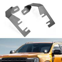 For Ford Ranger  2024 Hood A-Pillar Led Light Bar Bracket Light Holder Lamp Mounting Bracket Offroad 4x4 Accessories 2pcs for 2023 2024 gray