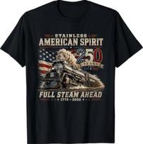 Big Boy 4014 Vintage 250 Steam Locomotive Railroad Train T-Shirt S gray