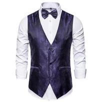 Men's Casual Printed Sleeveless Vest with European Size XL