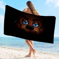 Fnaf Five-nights-At-Freddys Microfiber Blanket Quick Drying Beach Towels Oversized Printing Super Absorbent Pool Towel Blanket 30x30cm