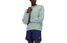 New Balance Athletics French Terry Crew Sweatshirt Men's Light Green M gray
