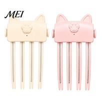 Salon Quality Hair Styling Tool 2Pcs Heated Volume Clip for Roots, Rechargeable Volumizing Fine Wireless Flat Hair, Cordless Root Lifter Comb 2pcs white