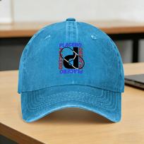 Placebo Casual Baseball Cap Summer Trucker Hat Dropshipping Outdoor Sport Snapback Cap Couple Women Y2k Funny Baseball Caps blue